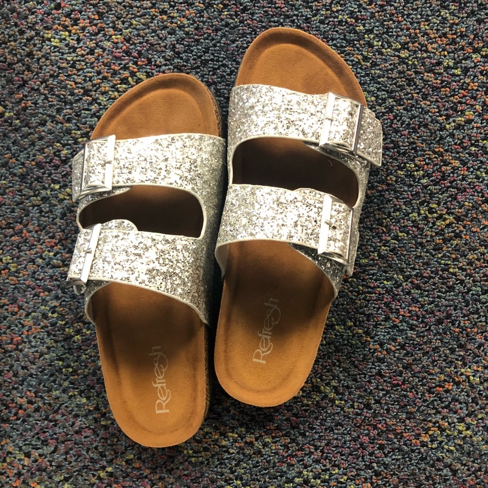 Glitter FAUX birkenstock’s